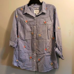 Charter Club button down blouse shirt